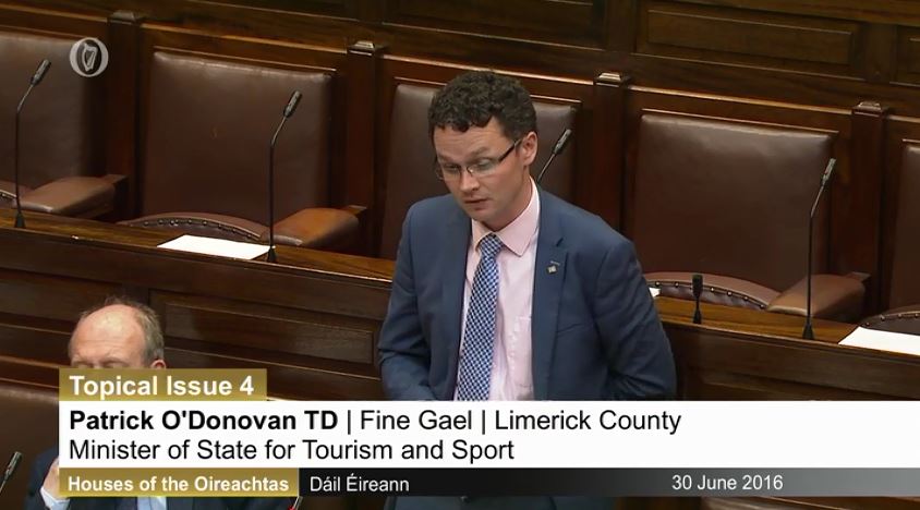 Over €370,000 for County Limerick Communities under the Town and Village Enhancement Scheme: O’Donovan