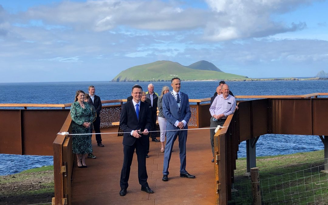 Spectacular new Viewing Platform opened at the Blasket Centre on the Wild Atlantic Way