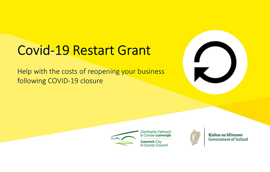 €3,454,722 for businesses in Limerick from the Government’s Restart Grant – O’Donovan