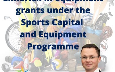 €575,004 secured for Limerick in equipment grants under the Sports Capital and Equipment Programme (SCEP)
